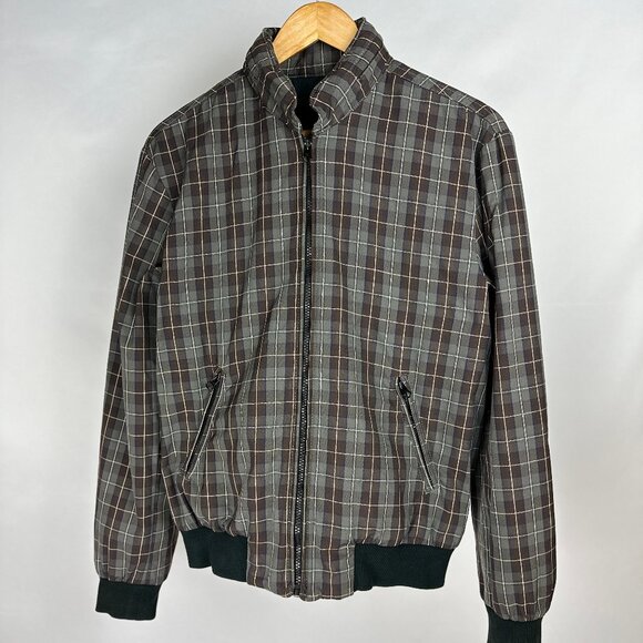 UNIS Italian Plaid Bomber Jacket, XS - Picture 1 of 9
